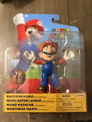 Nintendo Super Mario Raccoon Mario With Super Leaf; Jakks Pacific 2022 • $12