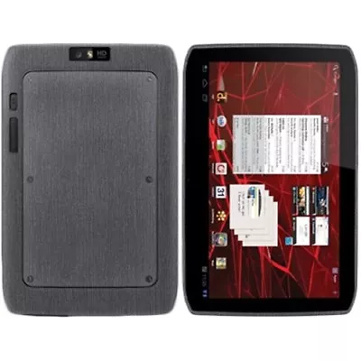 Skinomi Brushed Steel Tablet Skin+Screen Guard For Motorola XOOM 2 Media Edition • $30.58