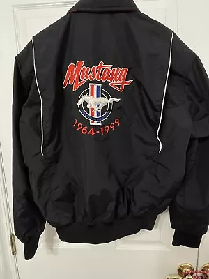 Vintage Crown 1999 Ford Mustang 35th Anniversary Jacket Men’s Medium Made In USA • $115
