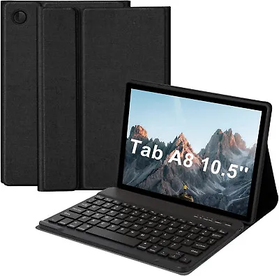 Detachable ABS Keyboard+Case Cover For Samsung Galaxy Tab A8 10.5 (2021) SM-X200 • £19.99