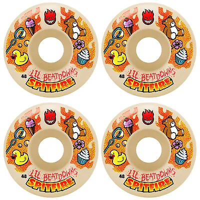 Spitfire Skateboard Wheels 48mm F4 99A Lil Beatdowns Classics Natural • $43.95