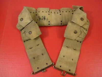 Pre-WWI US Army M1903 Mills Cavalry Cartridge Belt Rimless Eagle Snaps - XLNT #2 • $189.99