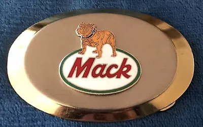 Mack Truck Bulldog Belt Buckle Worn Faux Gold Plated • $50.15