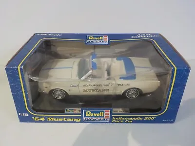 P 1:18 Revell Limited Edition - 1964 Mustang Indianapolis 500 Diecast Pace Car • $21.59