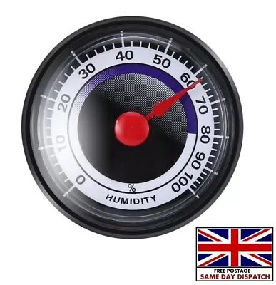 Pro 0-100% Accurate Analog Hygrometer Humidity Meter Thermometer Home • £4.99