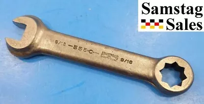 Vintage Armstrong 555 Square Nut 8-Point 9/16  Wrench 6  Long Made In USA • $22