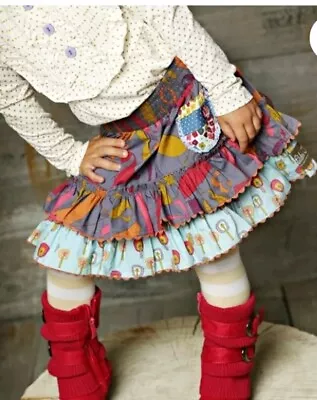 Matilda Jane Character Counts Ruffle Skirt Girl’s 18 Months Pocket Button • $3