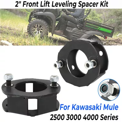 2  Front Lift / Leveling Spacer Kit For Kawasaki Mule 2510 4010 4000 3010 Series • $55.99