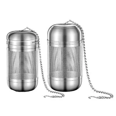 Stainless Steel Tea Infuser Tea Leaves Spice Seasoning Ball Strainer Filter • $9.40