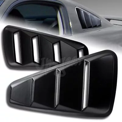 For 2005-2014 Ford Mustang 1/4 Quarter Side Window Louvers Scoop Cover Vent 2PCS • $24.50