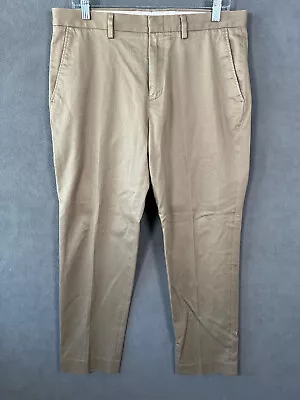 J.Crew Ludlow Suit Pants Adult Size 32x30 Tan Slim Fit Chino Mens • $15.99