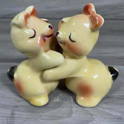 Used Bunny Hug Yellow Salt And Pepper Shakers  Vintage 1950's By Van Tellingen • $9.99