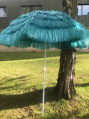 Hawaiian Parasol Beach Garden Patio Sunshade Sun Umbrella Outdoor Tilting • £16.99