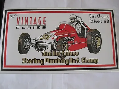 Jim Hurtubise Sterling Plumbing Special Dirt Champ NIB 1:18 Diecast • $79