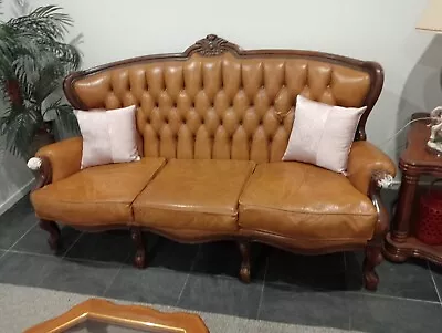 Genuine Leather Couch • $900