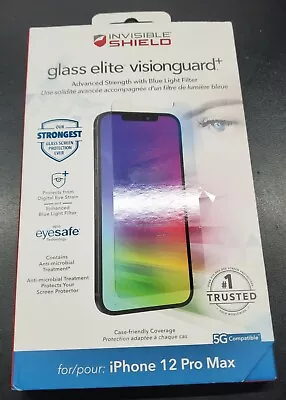 $6.99 • Buy Invisible Shield Glass Elite Visionguard  IPhone 12 Pro Max Screen Projects .NEW