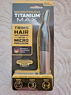 MicroTouch Titanium Max Micro-Precision Trimmer For The Ultimate Groom - New! • $7.91