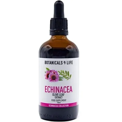 Echinace & Olive Leaf Extract Botanicals 4 Life 100ml DATED MAY/23 • £10.79