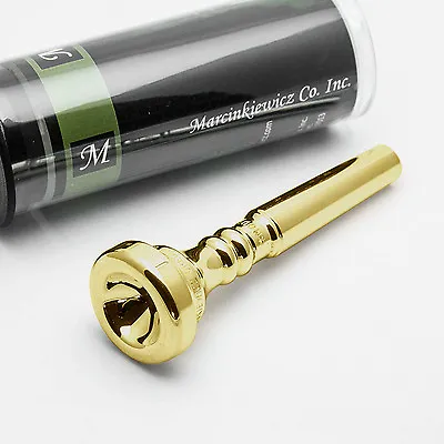 Marcinkiewicz G10S 24K Gold Trumpet Mouthpiece No. 28 Throat S Backbore • $156.58