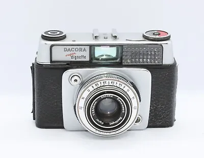Dacora Dignette Super Analog Compact Camera Steinheil Munich Cossar 45mm 2.8 • £25.80