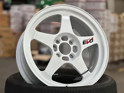 NEW 16x7J NK EVO Regamaster WHITE Wheel 4x100 Fits HONDA TOYOTA KIA (4 Pcs) • $1525