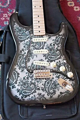 $1999 • Buy McCarthy 2018 Custom Shop Black Forest Paisley Stratocaster MINT Texas Specials 