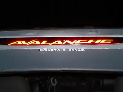 FITS Chevy Avalanche 3rd Brake Light Decal 2002 2003 • $13