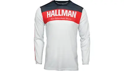 NEW THOR Hallman Tapd Air Jersey - Red/White/Blue - MOTORCYCLE/OFFROAD/ATV • $45