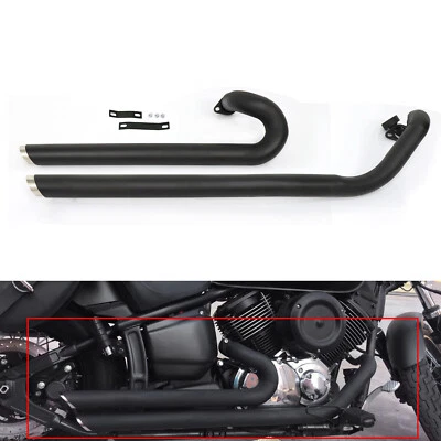 $137.99 • Buy Exhaust Muffler Pipe Silencers System For Yamaha V Star XVS1100 Classic Drag