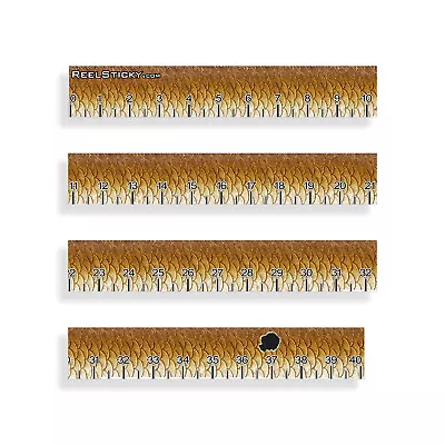 $7.99 • Buy Redfish Ruler Sticker Measuring Tape Measure Fishing Boat Red Drum Fish Decal