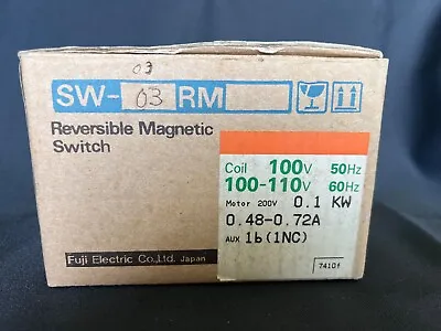 Fuji Electric Reversible Magnetic Switch SW-03RM 0.48-0.72A • $200