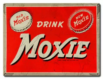 Drink Moxie Cola Soda Pop Heavy Duty Usa Made Metal Soft Drink Advertising Sign • $65