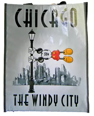 Disney Chicago Windy City Reusable Mickey Mouse Gift Bag NEW With Tags NICE! • $12.74