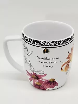 Hallmark Marjolein Bastin Coffee Mug Friendship Grows In Every Shade Of Lovely  • $11.19