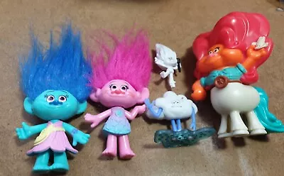 Dreamworks Trolls Figures Bundle. Play Toys. McDonalds And Others. • £8.99