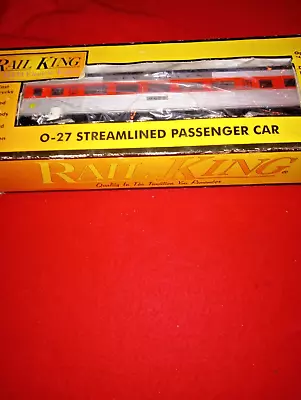 MTH RAIL KING New Haven O-27 STREAMLINED Passenger Coach Car Item No. 30-6132 • $39