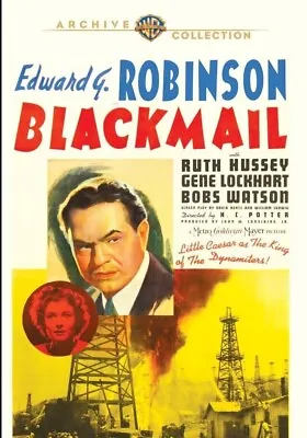 Blackmail - Dvd - Edward G. Robinson / Ruth Hussey / H.c. Potter • £17.99