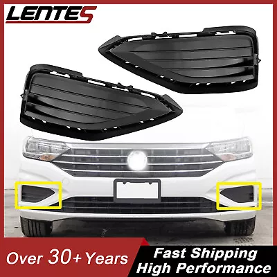 Pair Front Bumper Lower Side Air Vent Grill Grille Cover For VW Jetta 2019-2021 • $32.89