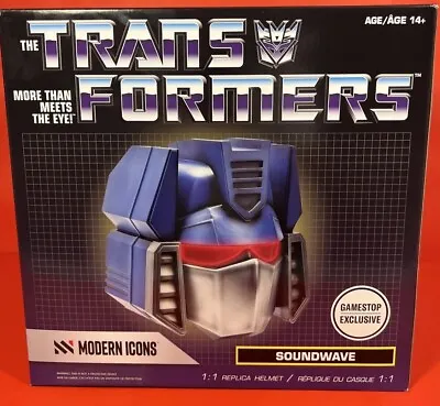 Transformers Soundwave Electronic Helmet WEARABLE.  SEALED NEW-Modern Icons • $69.99