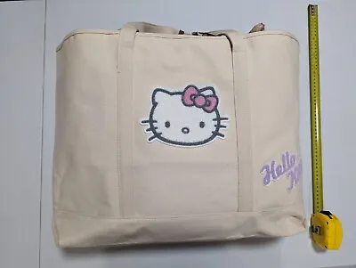 Brand New Hello Kitty XL Canvas Bag • $60