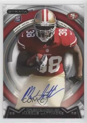 2013 Topps Strata Auto Marcus Lattimore #145 Rookie Auto RC • $3.19