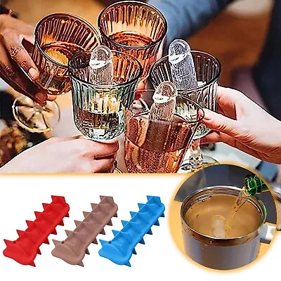 Silicone Spoof Ice Tray Extension Creative Party Ice Tray Whiskey Ice Maker • $11.41