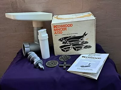 Vintage Kenwood Chef A720 Mincer Attachment Boxed With Instructions  • £18.75