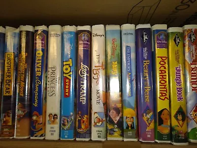 DISNEY VIDEO TAPES Good Condition  • $3500