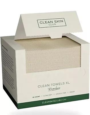 XL Bamboo Clean Towels For Disposable Face Use Clean Skin Club's Award-Winning • $13.88