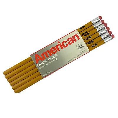 Faber Castell American Lead Pencil No. 2 Medium Soft Black One Dozen Vintage • $7.59