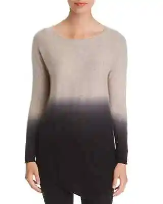 $14.98 • Buy C By Bloomingdales Women's 100% Cashmere Dip Dyed Ombre Sweater Misses SZ M