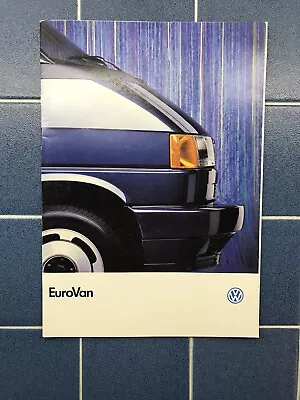 1993 VW EUROVAN Canadian Dealer Sales Brochure Volkswagen Canada • $9.99