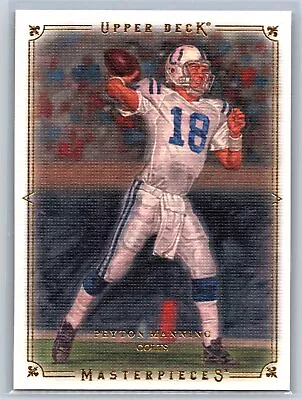 2008 Upper Deck Masterpieces #68 Peyton Manning • $2