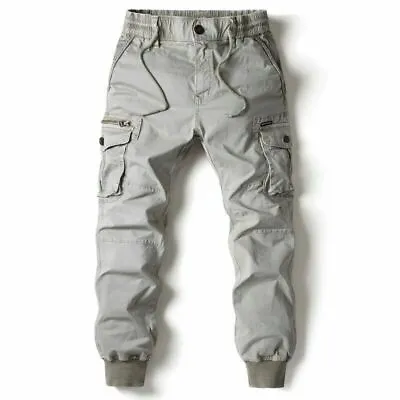 Men Cargo Pants Men Jogging Casual Pants Military Mens Pants Mens Trousers • $39.99